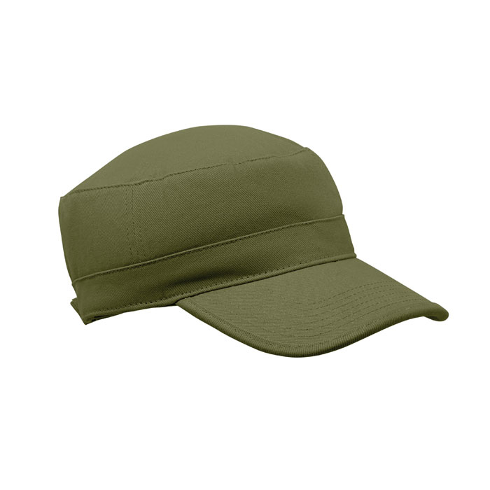 Casquette militaire personnalisée en coton 260 g/m² Field vert armée vert